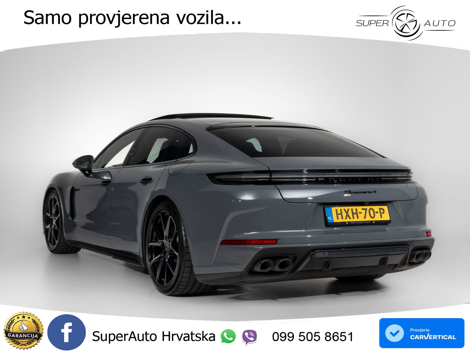 Porsche Panamera 4 2.9 V6 (470 KS) E-Hybrid PDK LED+GR SJED+ACC
