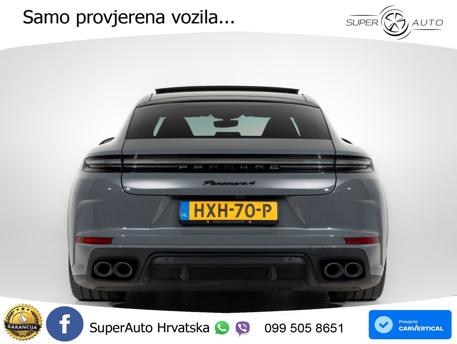 Porsche Panamera 4 2.9 V6 (470 KS) E-Hybrid PDK LED+GR SJED+ACC
