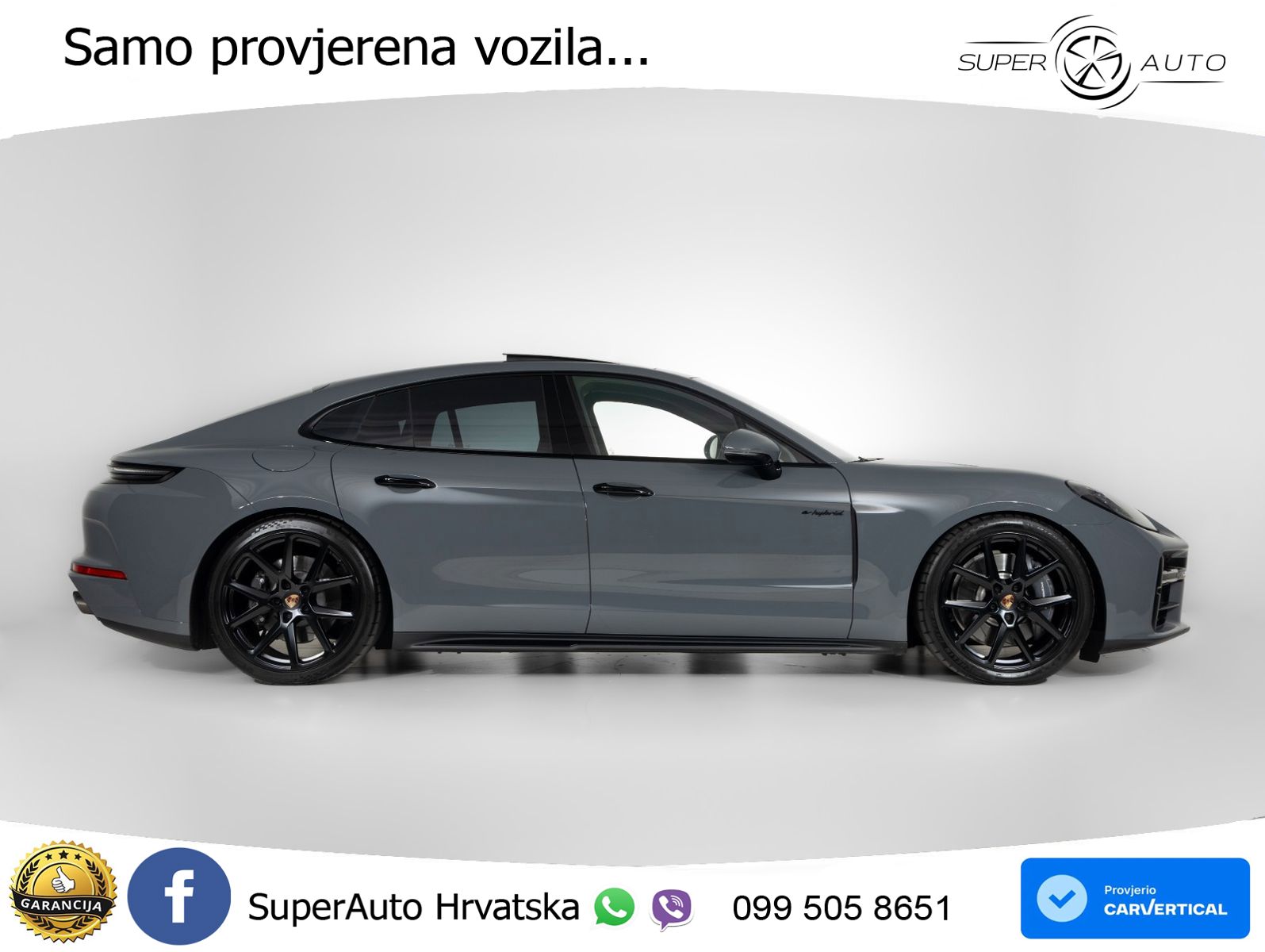 Porsche Panamera 4 2.9 V6 (470 KS) E-Hybrid PDK LED+GR SJED+ACC