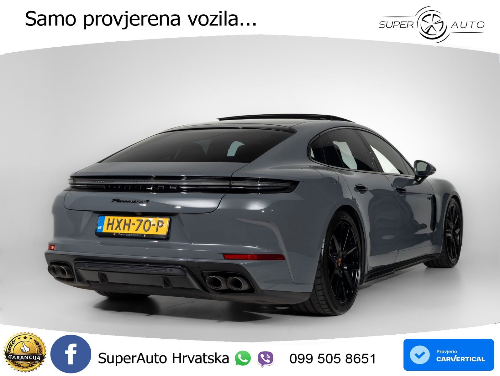 Porsche Panamera 4 2.9 V6 (470 KS) E-Hybrid PDK LED+GR SJED+ACC