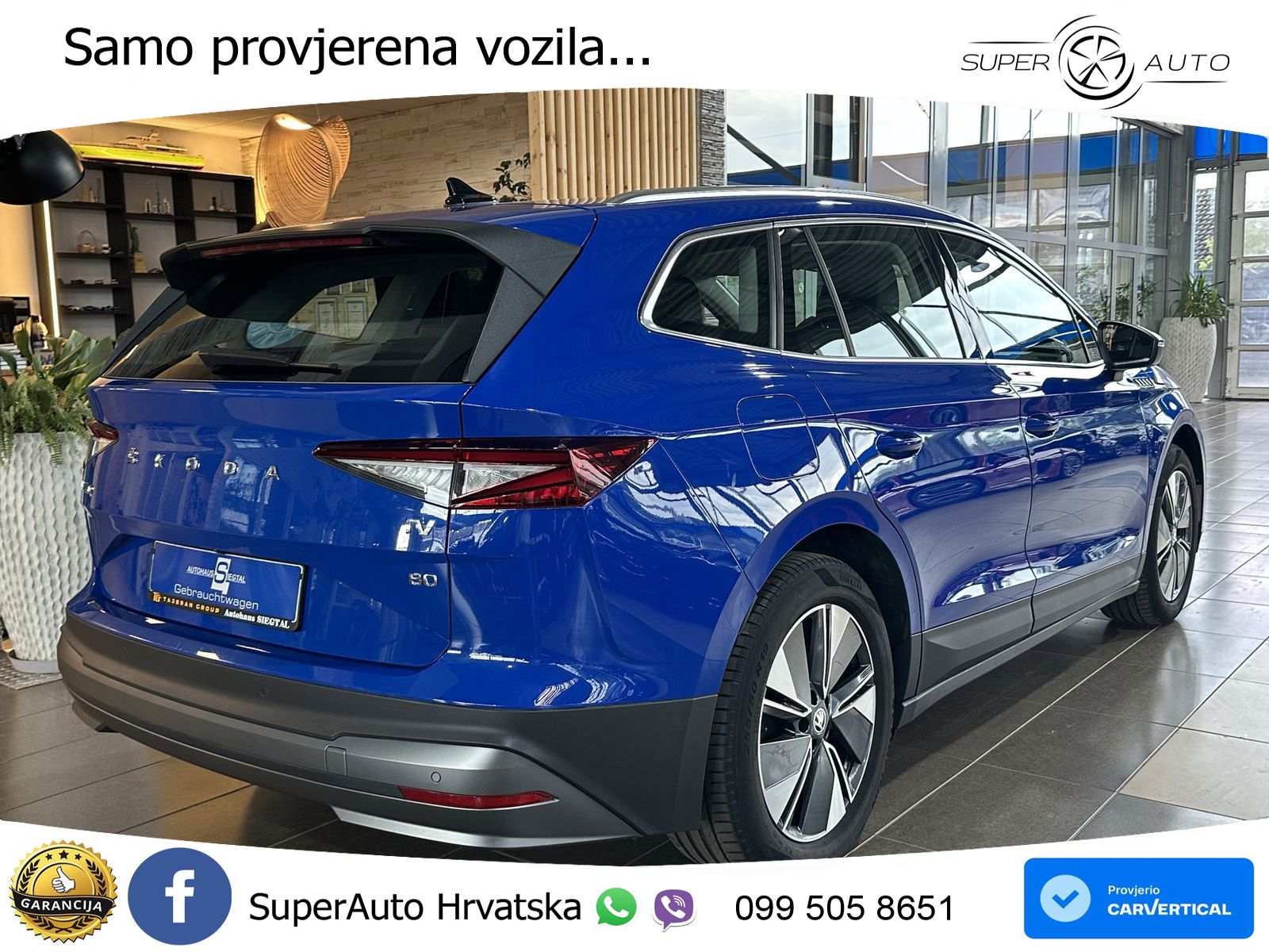 Škoda Enyaq iV 80 82 kWh (204 KS) Loft LED+GR SJED+ACC