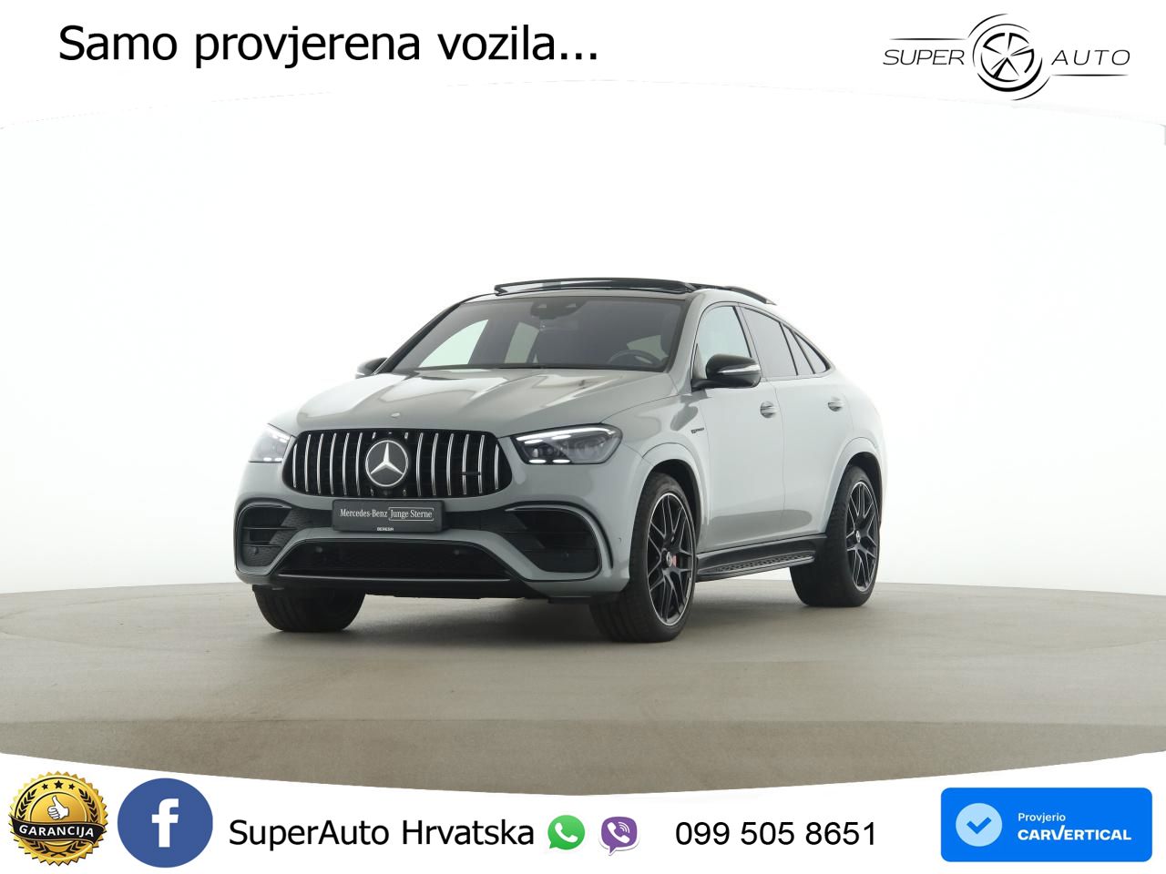 Mercedes AMG GLE Coupe 63 S V8 (612 KS) EQ Boost 4MATIC+ AMG SPEEDSHIFT TCT 9G LED+GR SJED+ACC