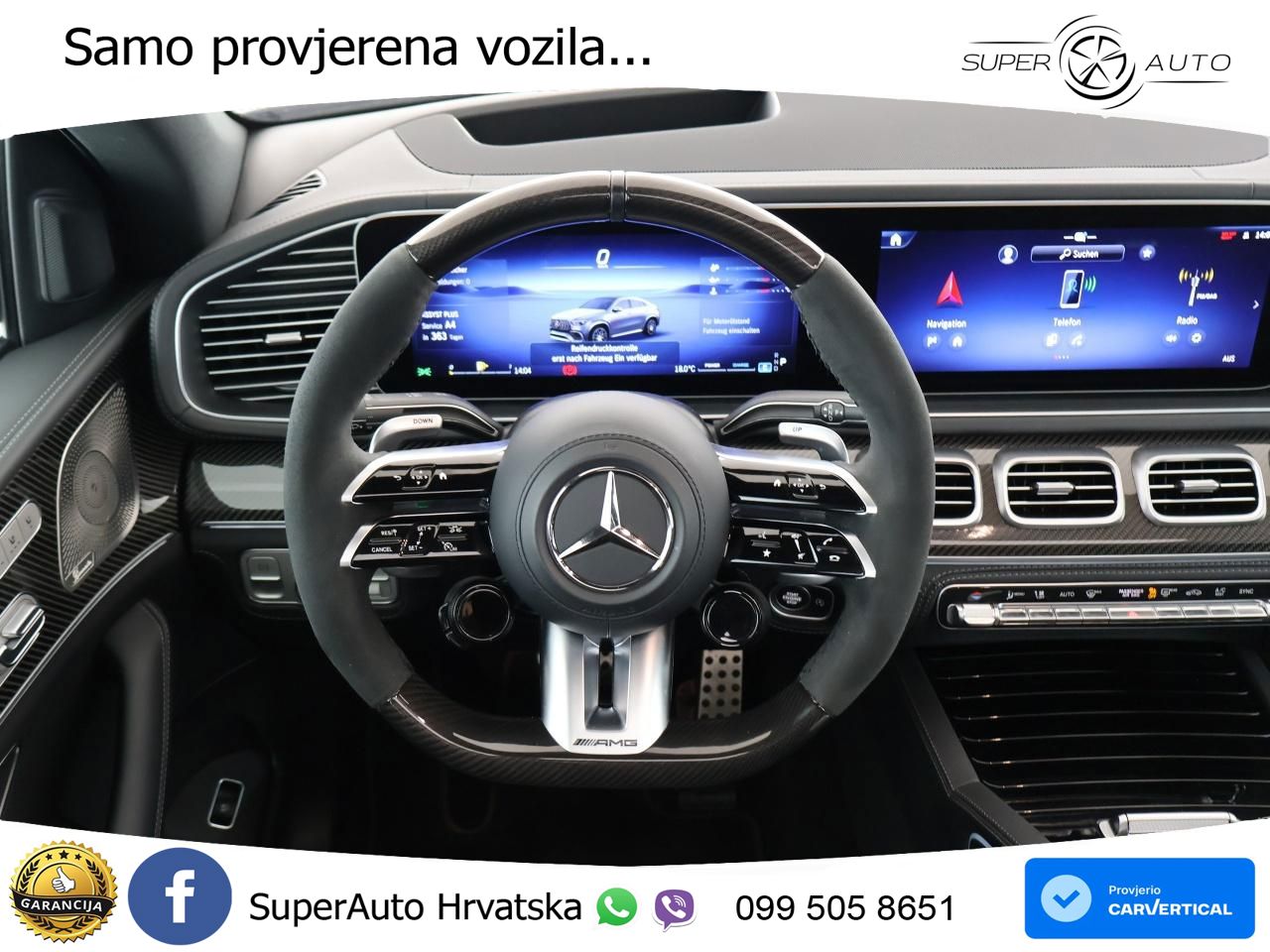 Mercedes AMG GLE Coupe 63 S V8 (612 KS) EQ Boost 4MATIC+ AMG SPEEDSHIFT TCT 9G LED+GR SJED+ACC