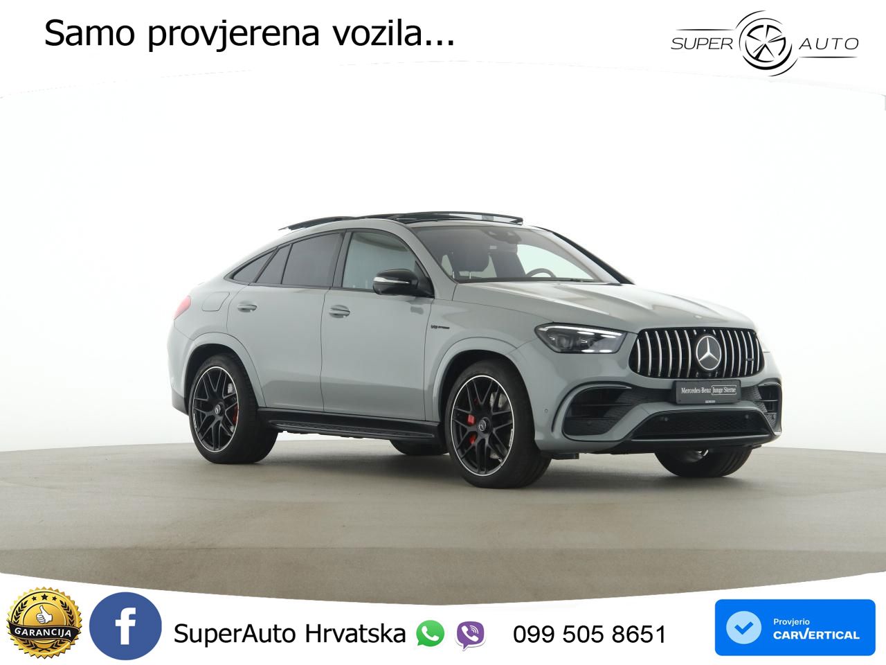 Mercedes AMG GLE Coupe 63 S V8 (612 KS) EQ Boost 4MATIC+ AMG SPEEDSHIFT TCT 9G LED+GR SJED+ACC