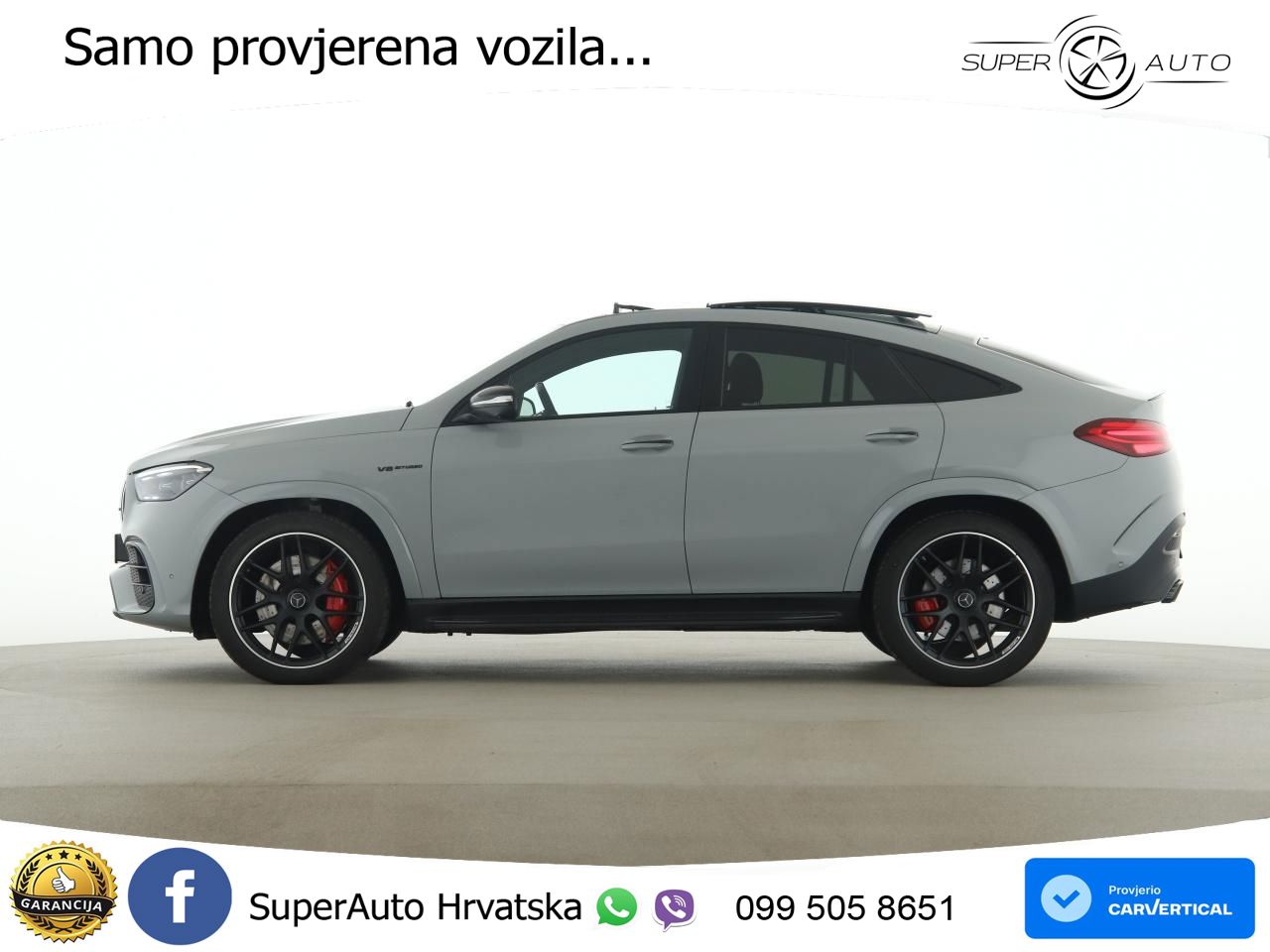 Mercedes AMG GLE Coupe 63 S V8 (612 KS) EQ Boost 4MATIC+ AMG SPEEDSHIFT TCT 9G LED+GR SJED+ACC