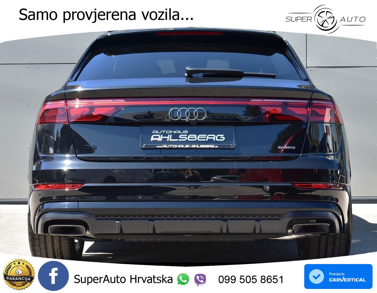 Audi Q8 50 TDI V6 (286 KS) quattro Tiptronic