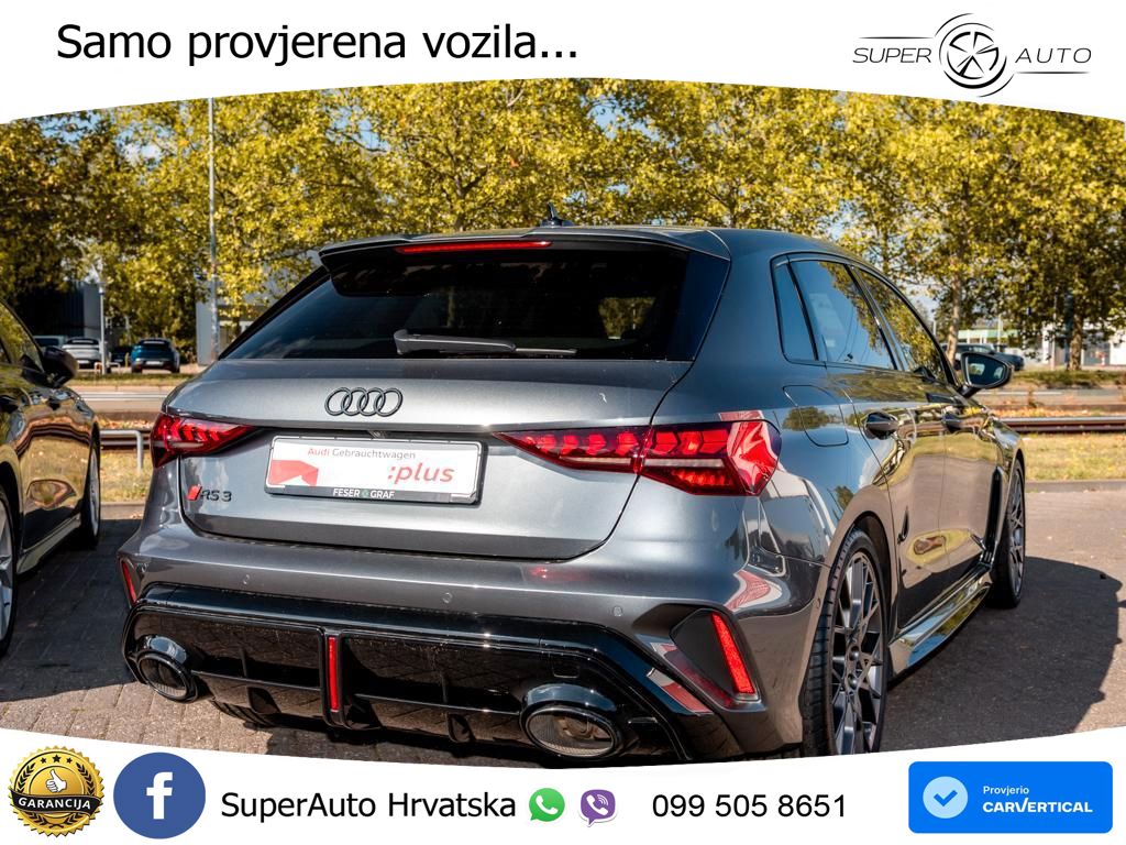 Audi RS3 Sedan 2.5 TFSI (400 KS) quattro S tronic LED+GR SJED+ACC