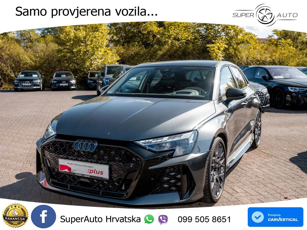 Audi RS3 Sedan 2.5 TFSI (400 KS) quattro S tronic LED+GR SJED+ACC
