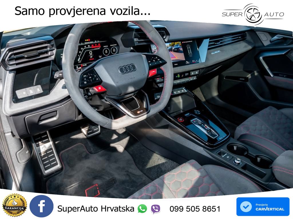 Audi RS3 Sedan 2.5 TFSI (400 KS) quattro S tronic LED+GR SJED+ACC