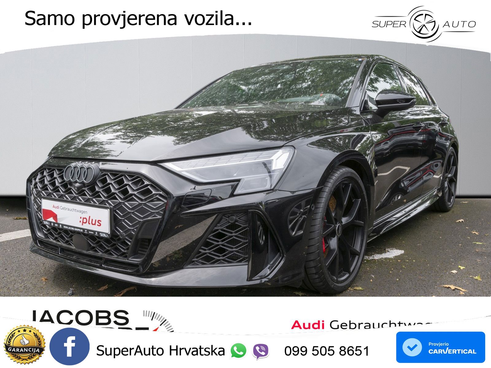 Audi RS3 Sportback 2.5 TFSI (400 KS) quattro S tronic LED+GR SJED+ACC