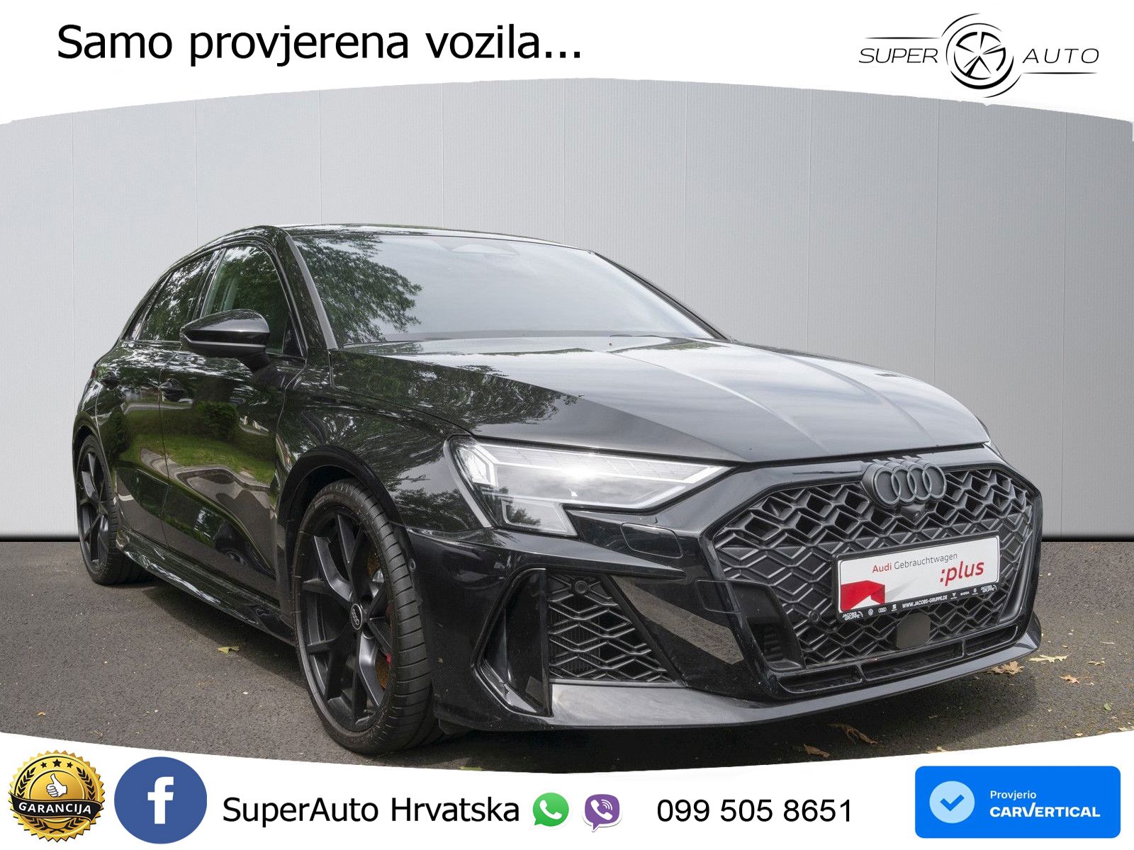 Audi RS3 Sportback 2.5 TFSI (400 KS) quattro S tronic LED+GR SJED+ACC