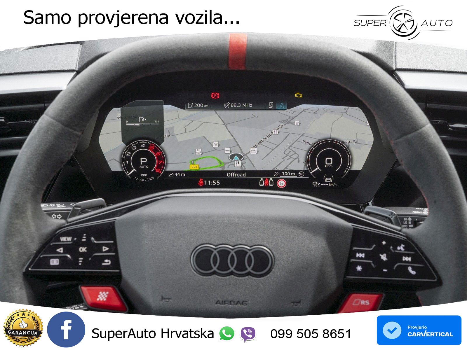 Audi RS3 Sportback 2.5 TFSI (400 KS) quattro S tronic LED+GR SJED+ACC