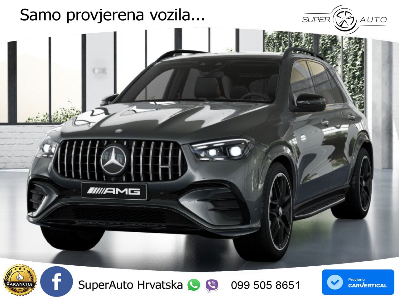 Mercedes AMG GLE 53 (435 KS) EQ Boost 4MATIC+ AMG SPEEDSHIFT TCT 9G LED+GR SJED+ACC