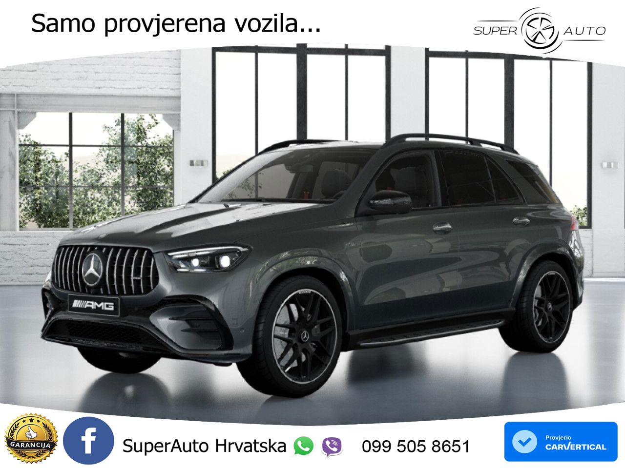Mercedes AMG GLE 53 (435 KS) EQ Boost 4MATIC+ AMG SPEEDSHIFT TCT 9G LED+GR SJED+ACC