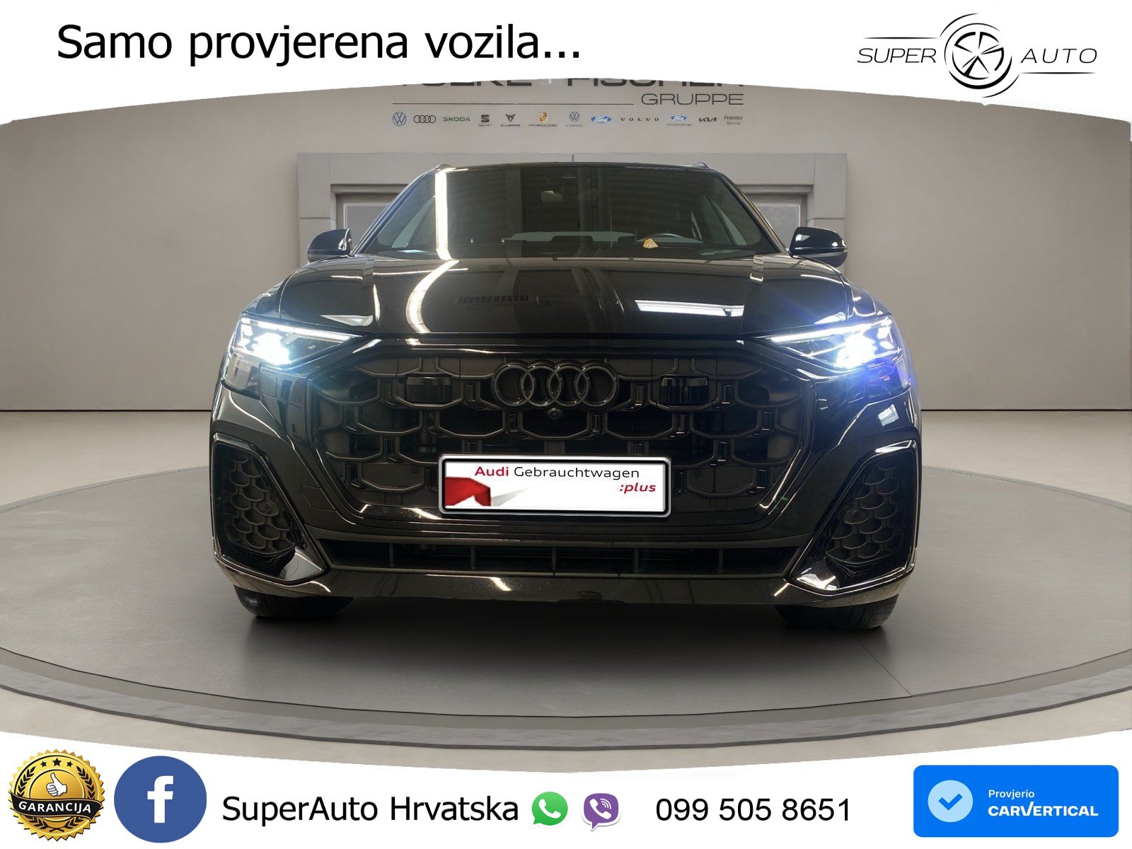 Audi Q8 50 TDI V6 (286 KS) quattro Tiptronic S line LED+GR SJED+ACC