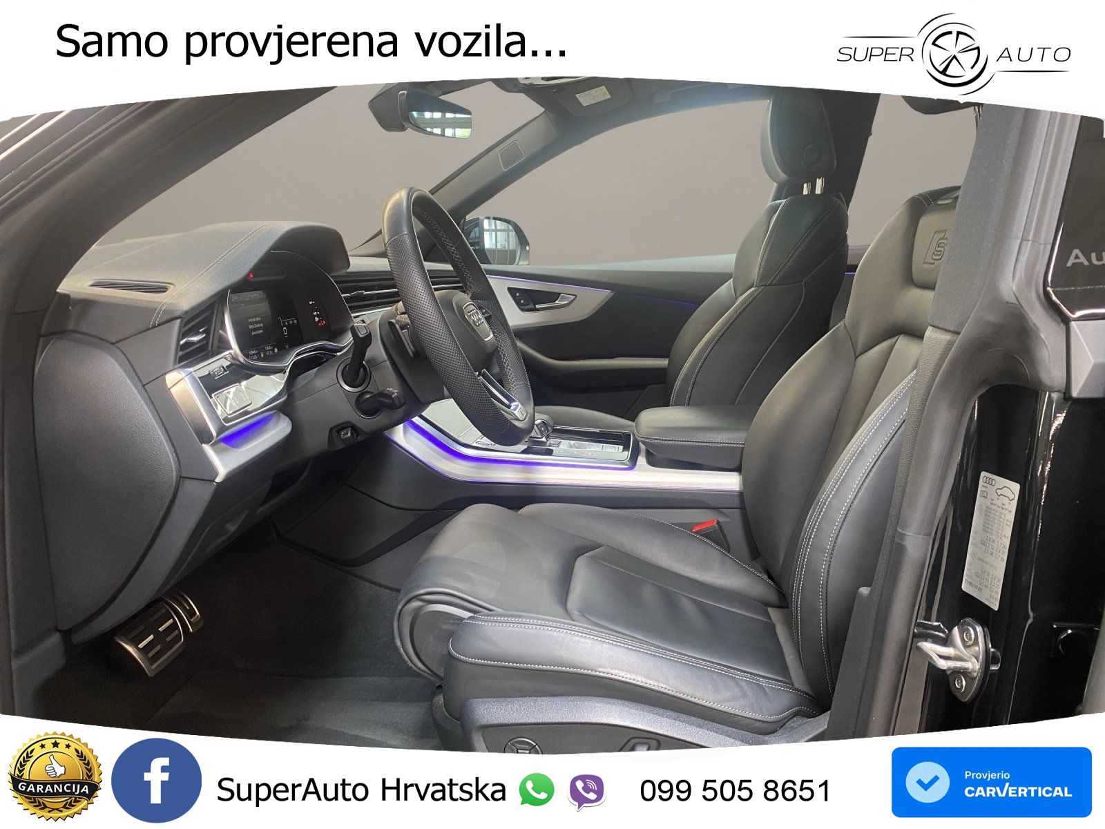 Audi Q8 50 TDI V6 (286 KS) quattro Tiptronic S line LED+GR SJED+ACC