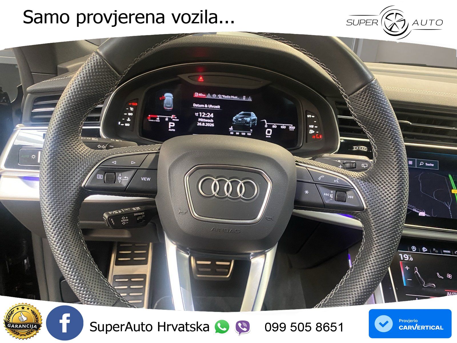 Audi Q8 50 TDI V6 (286 KS) quattro Tiptronic S line LED+GR SJED+ACC