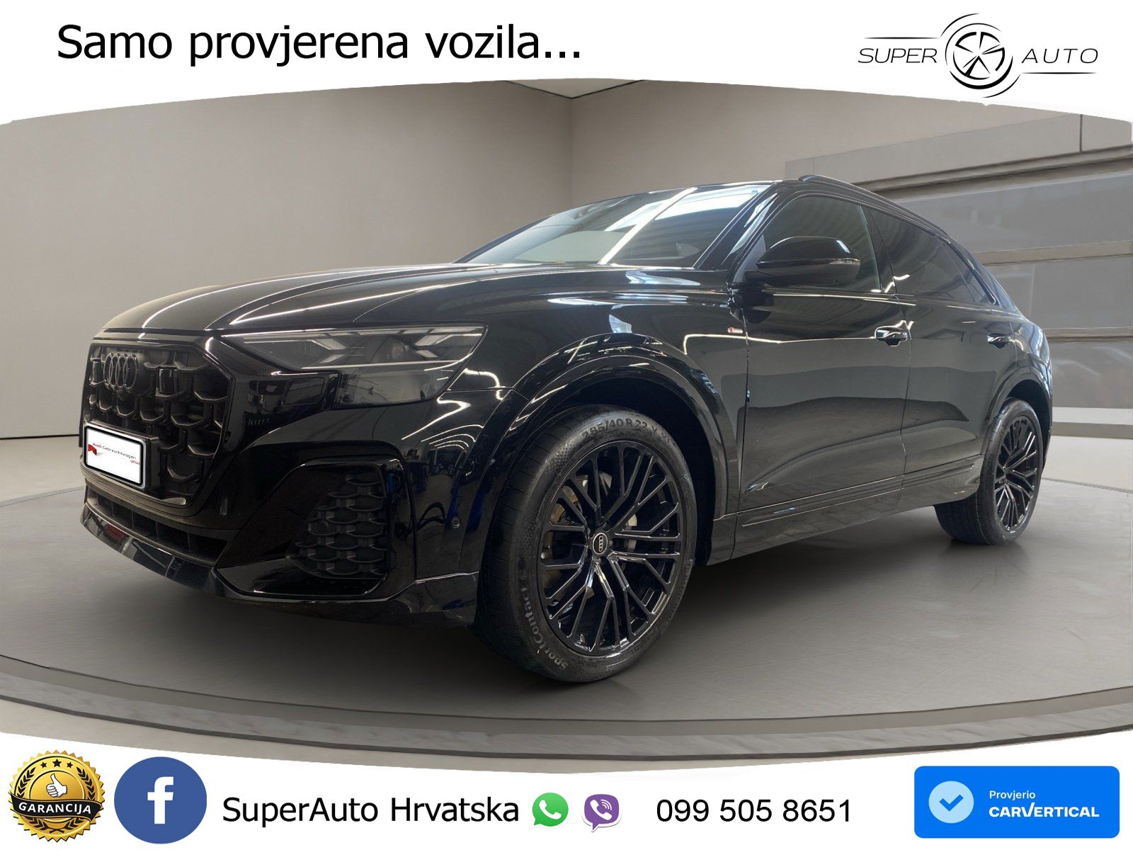 Audi Q8 50 TDI V6 (286 KS) quattro Tiptronic S line LED+GR SJED+ACC
