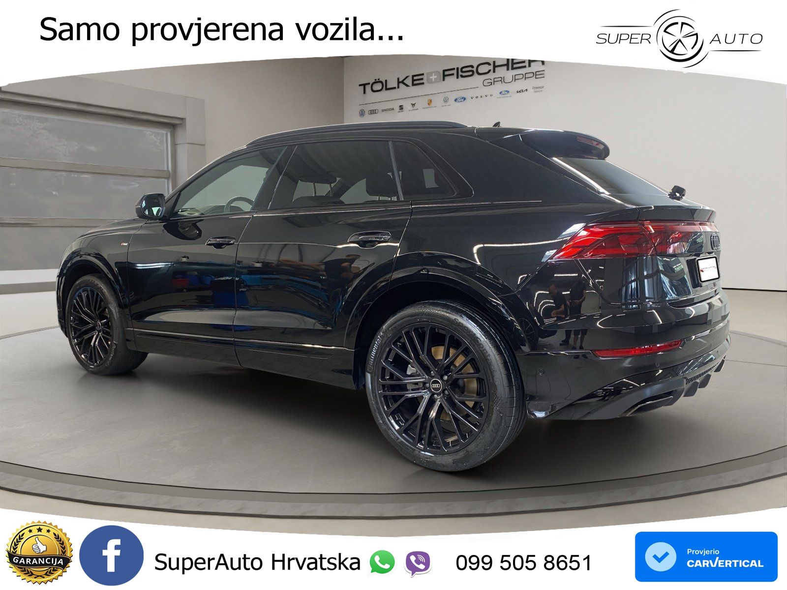 Audi Q8 50 TDI V6 (286 KS) quattro Tiptronic S line LED+GR SJED+ACC