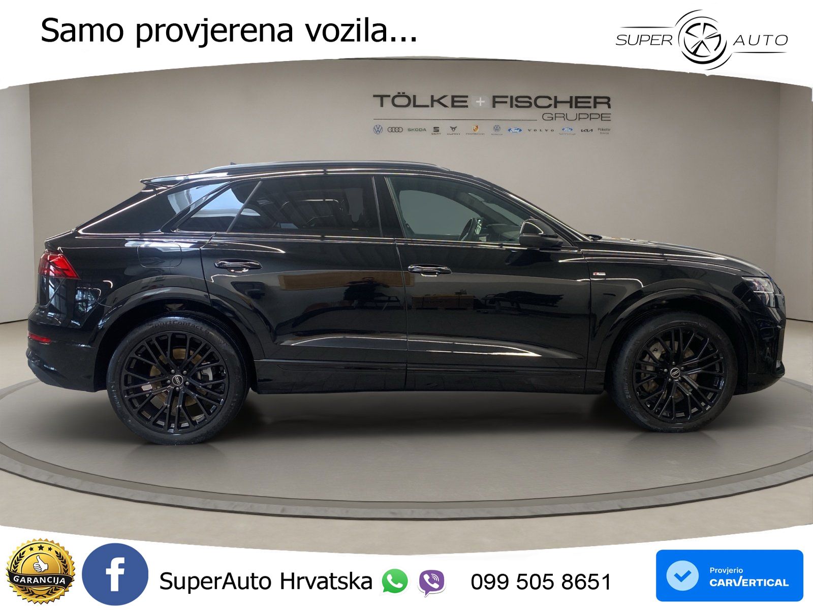 Audi Q8 50 TDI V6 (286 KS) quattro Tiptronic S line LED+GR SJED+ACC