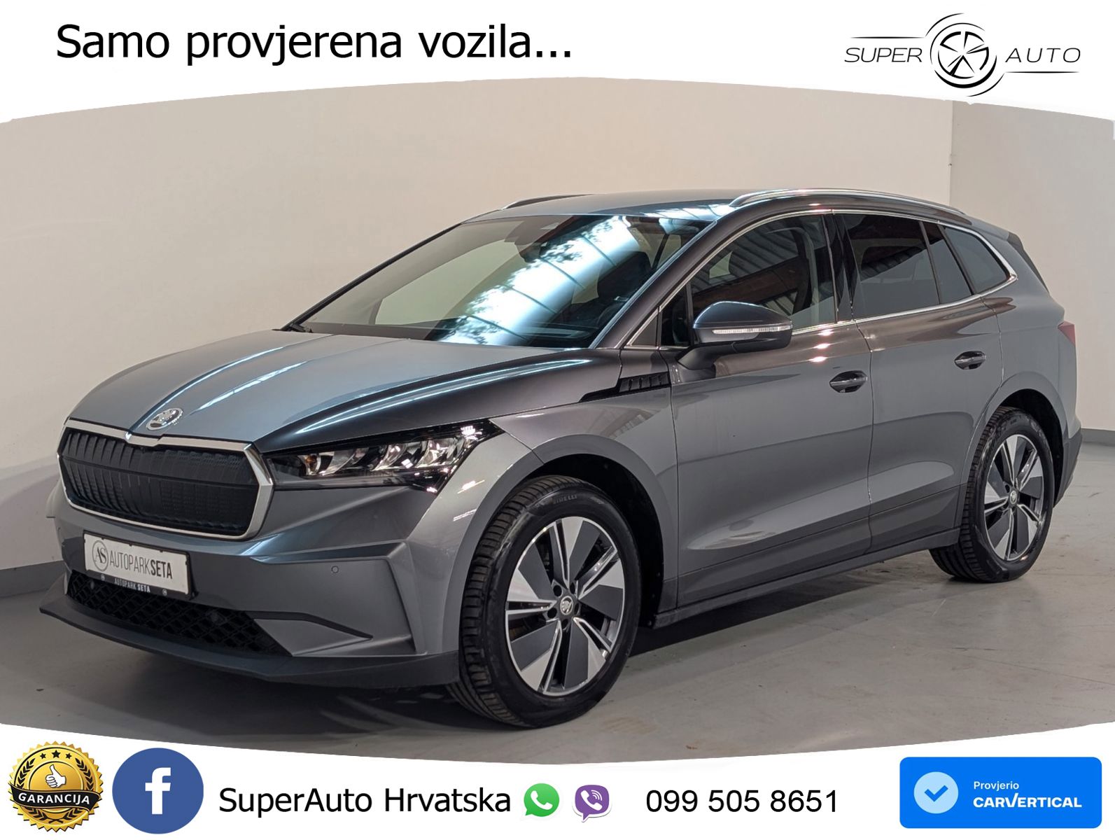 Škoda Enyaq iV 80 82 kWh (204 KS) Suite LED+GR SJED+ACC