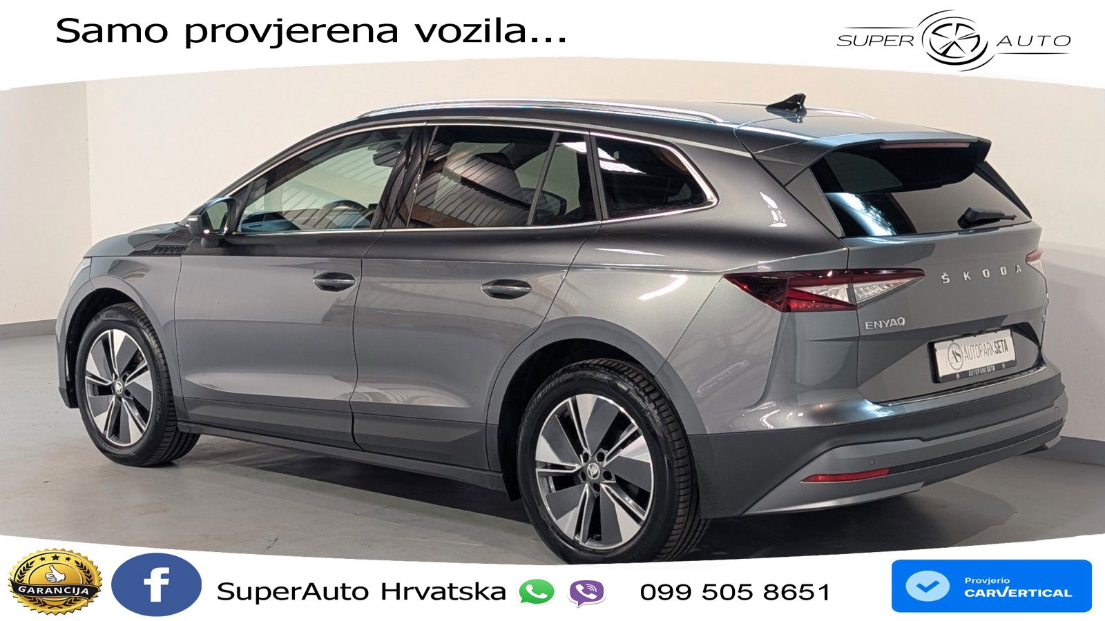 Škoda Enyaq iV 80 82 kWh (204 KS) Suite LED+GR SJED+ACC