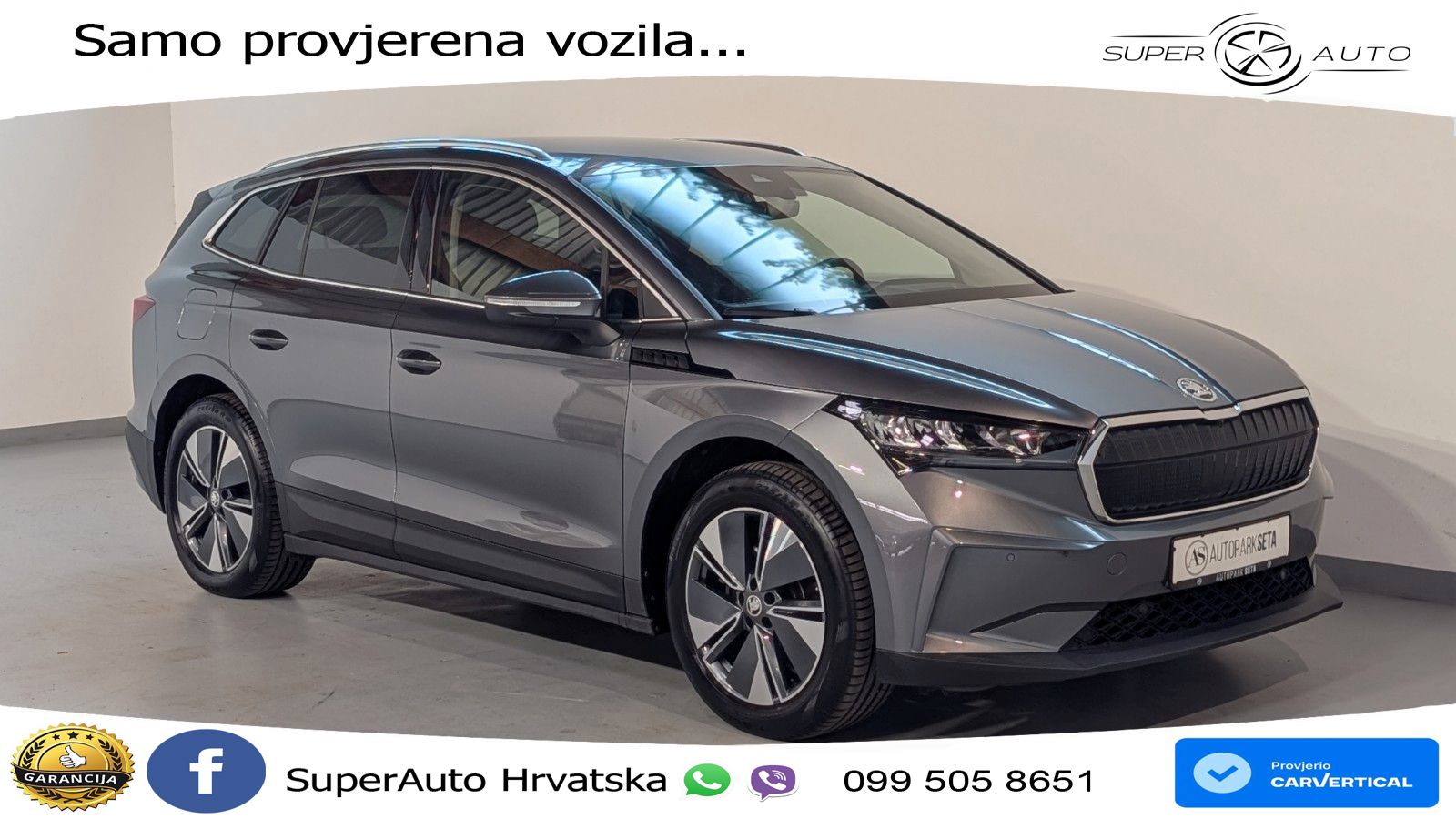 Škoda Enyaq iV 80 82 kWh (204 KS) Suite LED+GR SJED+ACC
