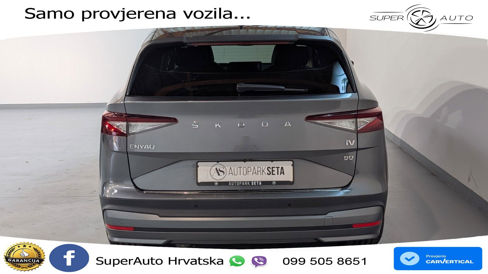 Škoda Enyaq iV 80 82 kWh (204 KS) Suite LED+GR SJED+ACC