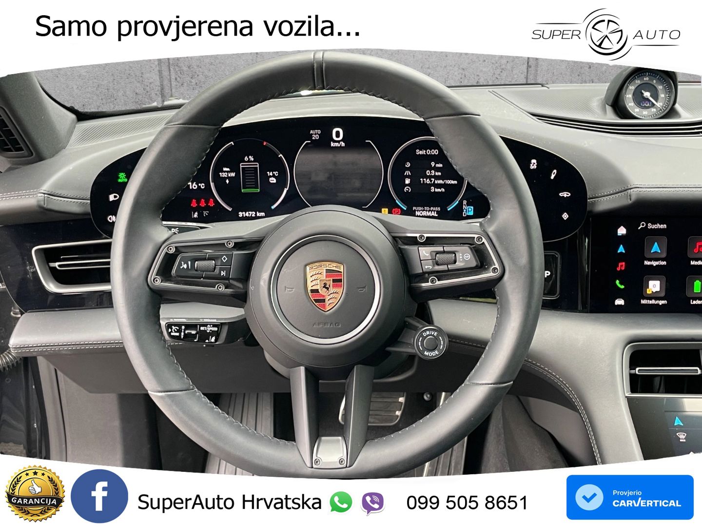 Porsche Taycan 4S 105 kWh (598 KS)
