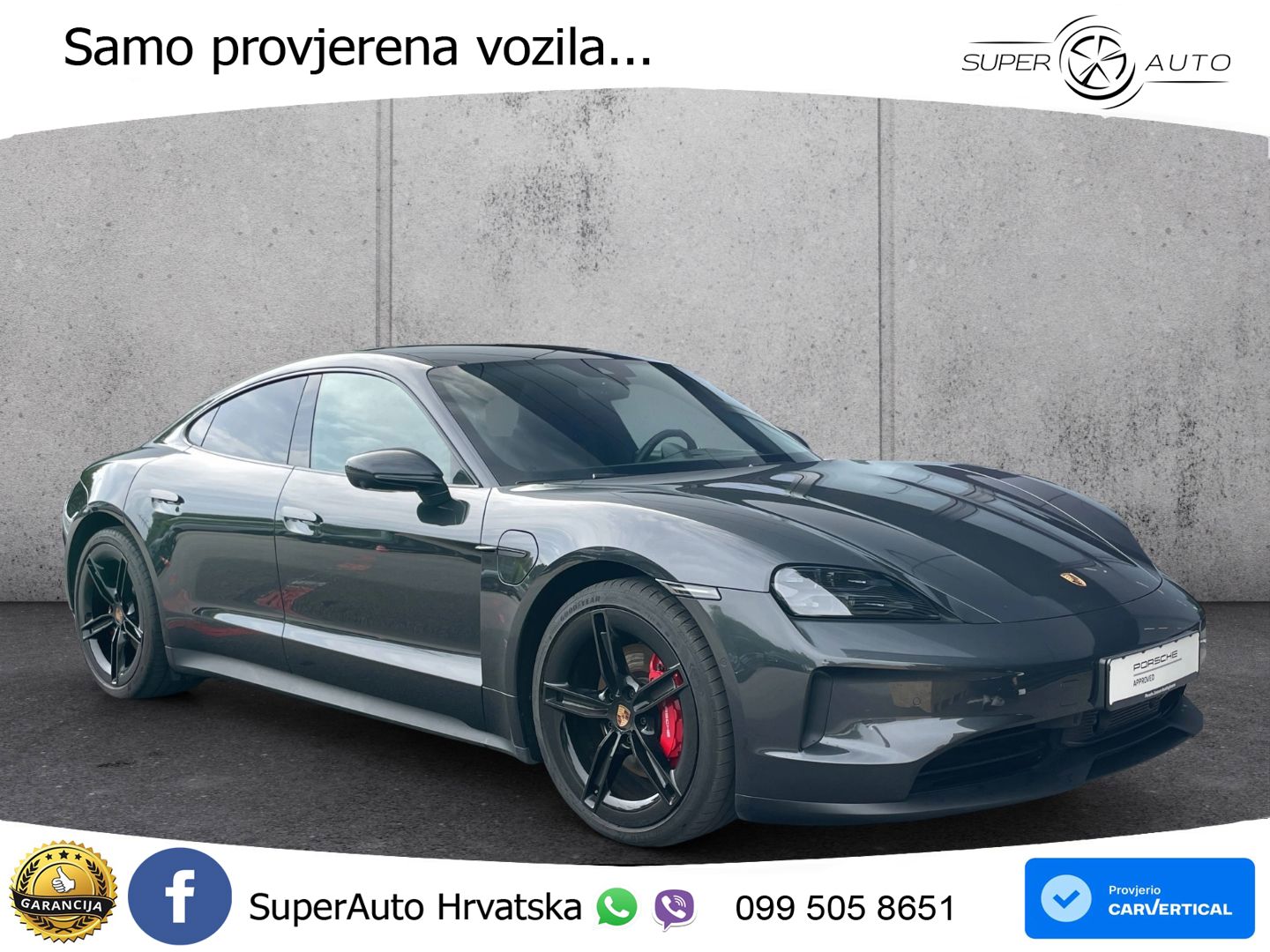 Porsche Taycan 4S 105 kWh (598 KS)