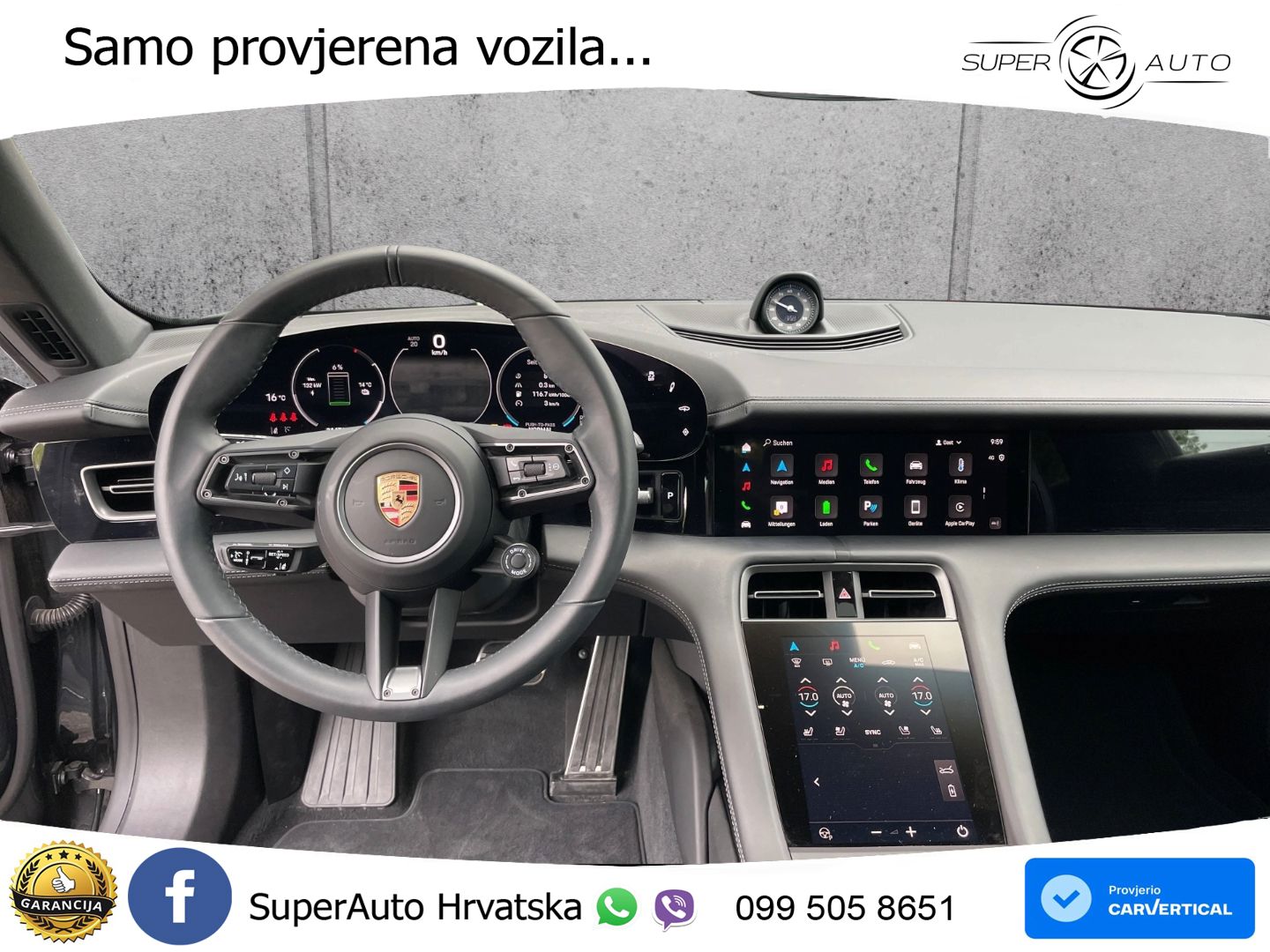 Porsche Taycan 4S 105 kWh (598 KS)