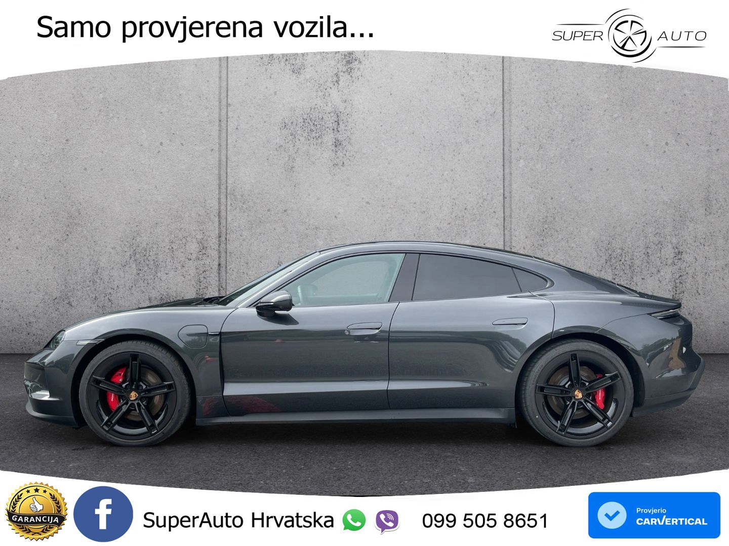 Porsche Taycan 4S 105 kWh (598 KS)