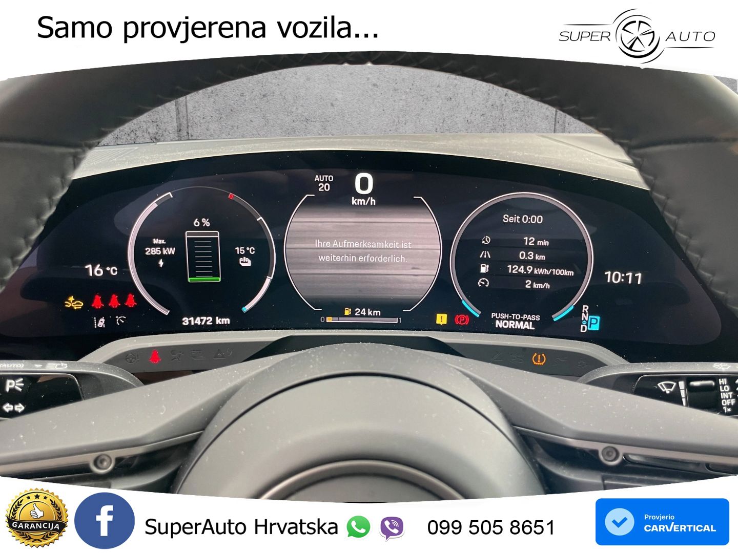 Porsche Taycan 4S 105 kWh (598 KS)