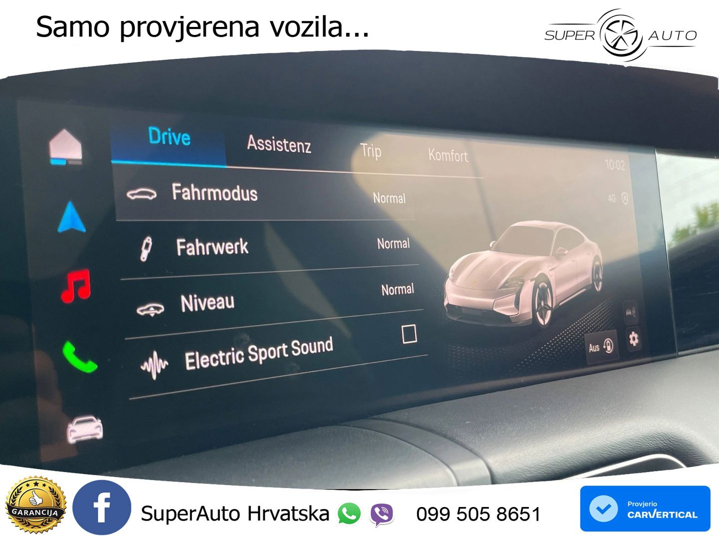 Porsche Taycan 4S 105 kWh (598 KS)