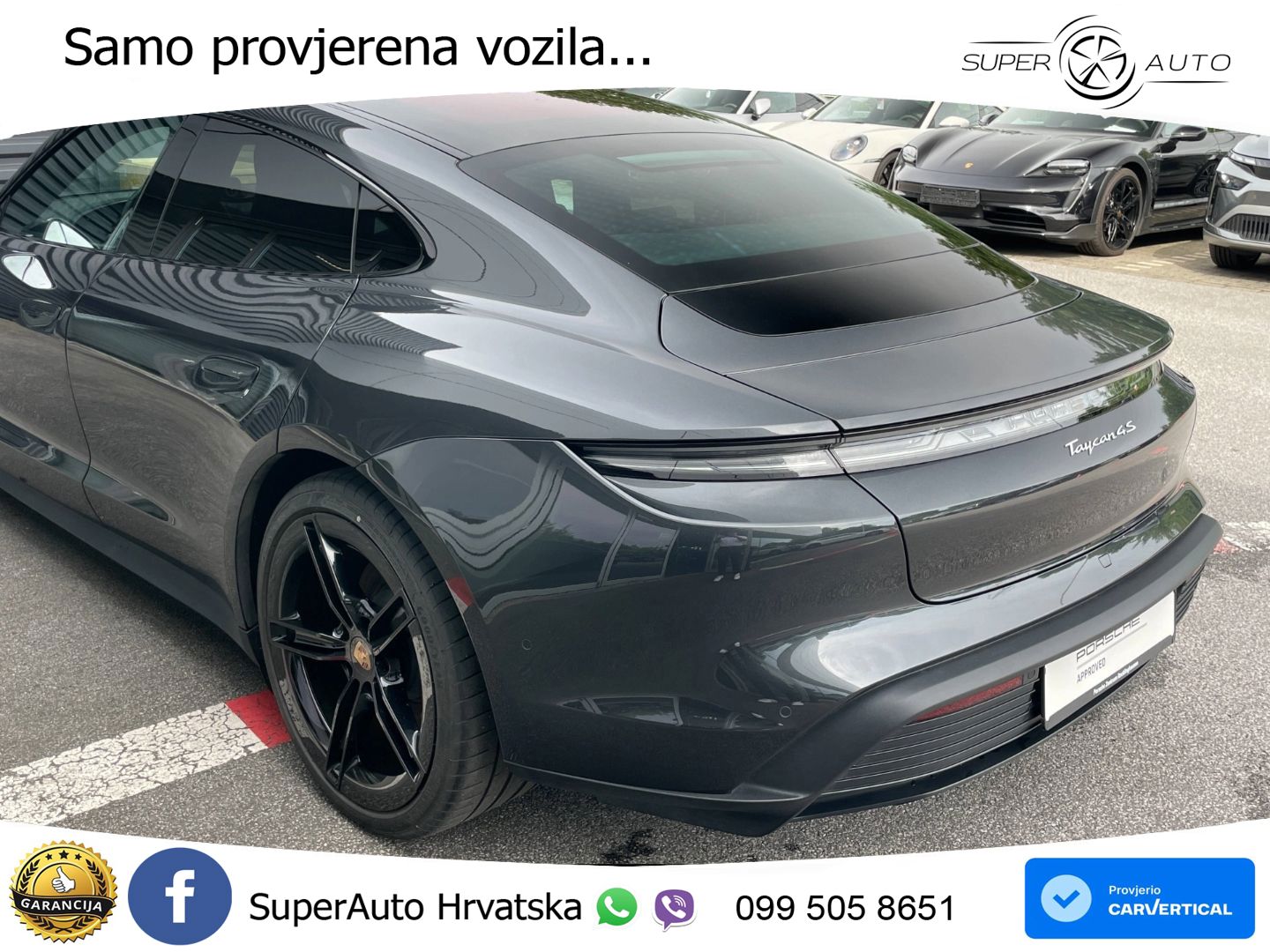Porsche Taycan 4S 105 kWh (598 KS)