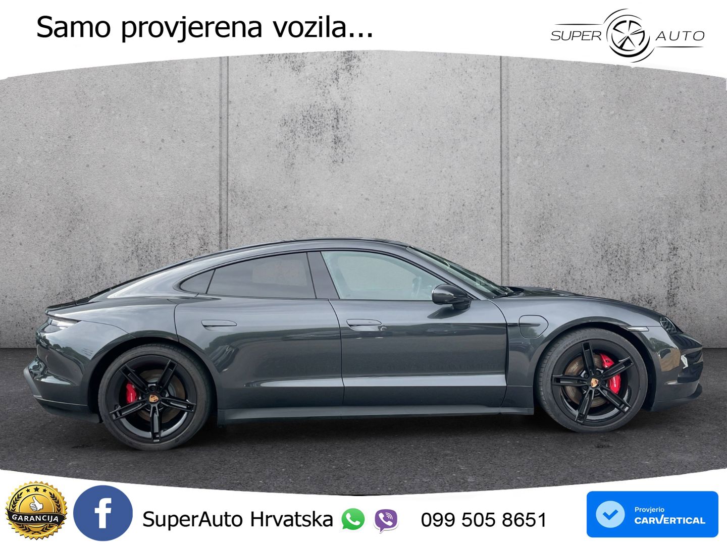 Porsche Taycan 4S 105 kWh (598 KS)