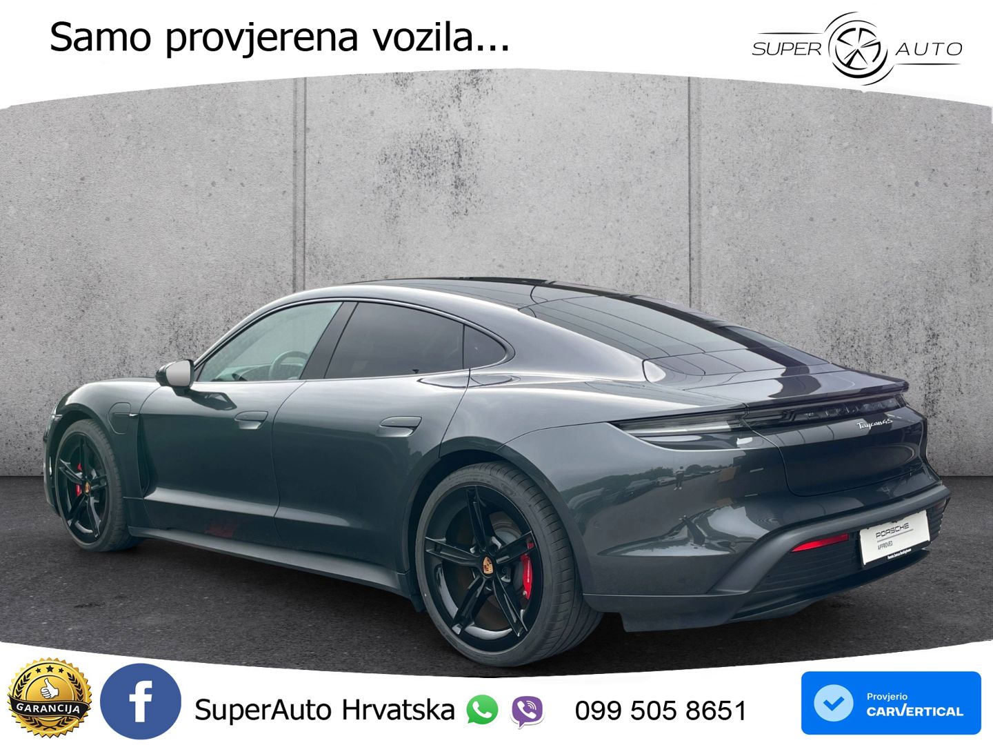 Porsche Taycan 4S 105 kWh (598 KS)