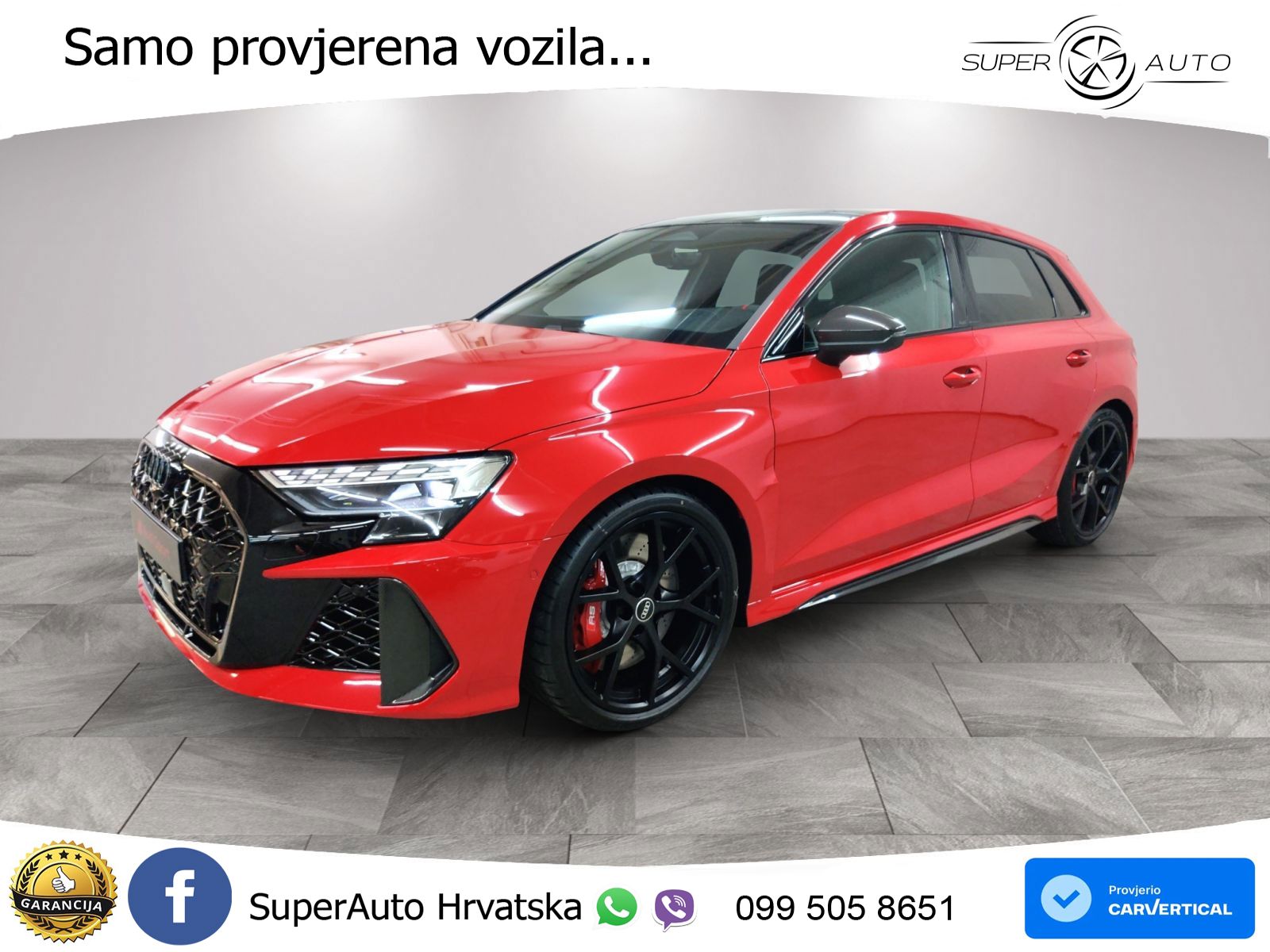 Audi RS3 Sedan 2.5 TFSI (400 KS) quattro S tronic LED+GR SJED+ACC