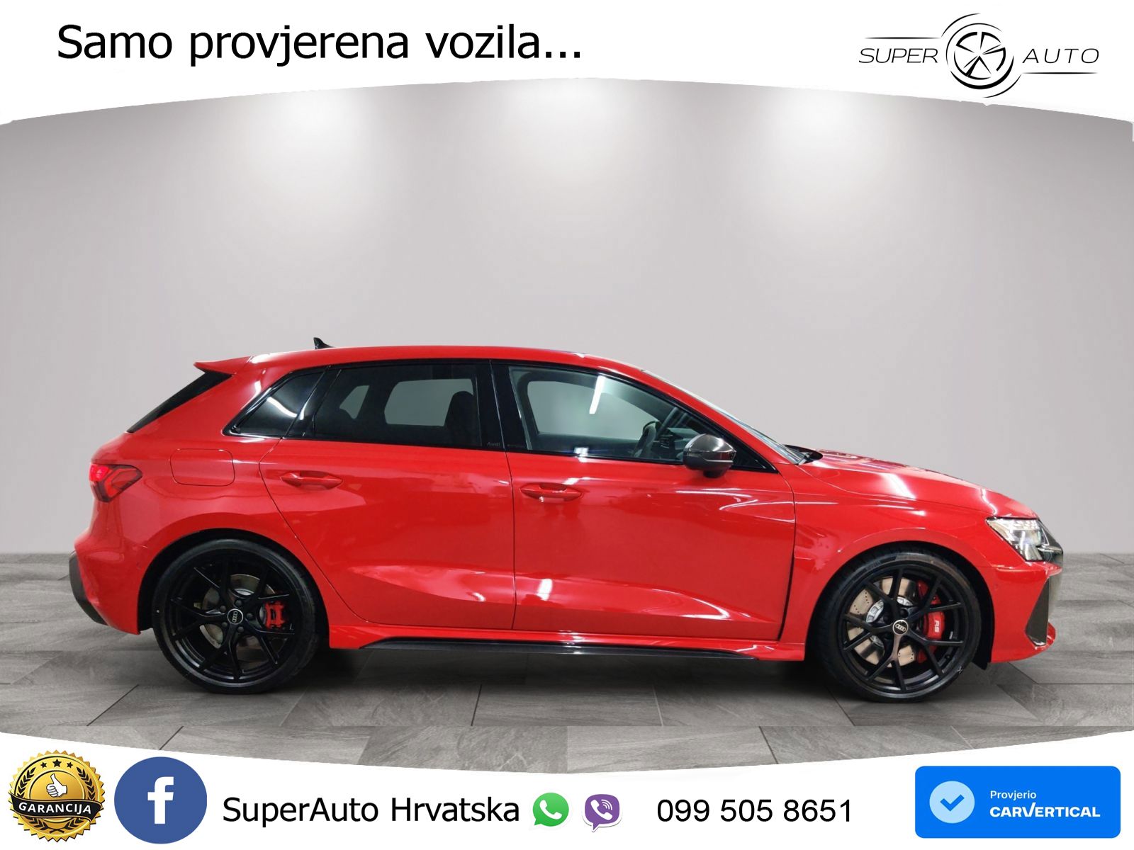 Audi RS3 Sedan 2.5 TFSI (400 KS) quattro S tronic LED+GR SJED+ACC
