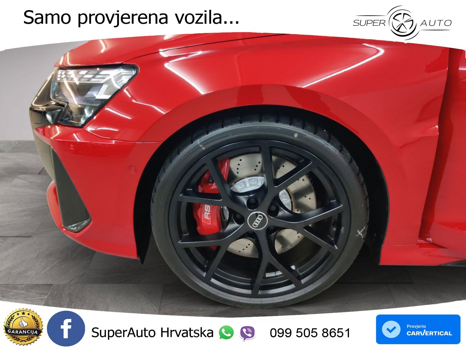 Audi RS3 Sedan 2.5 TFSI (400 KS) quattro S tronic LED+GR SJED+ACC