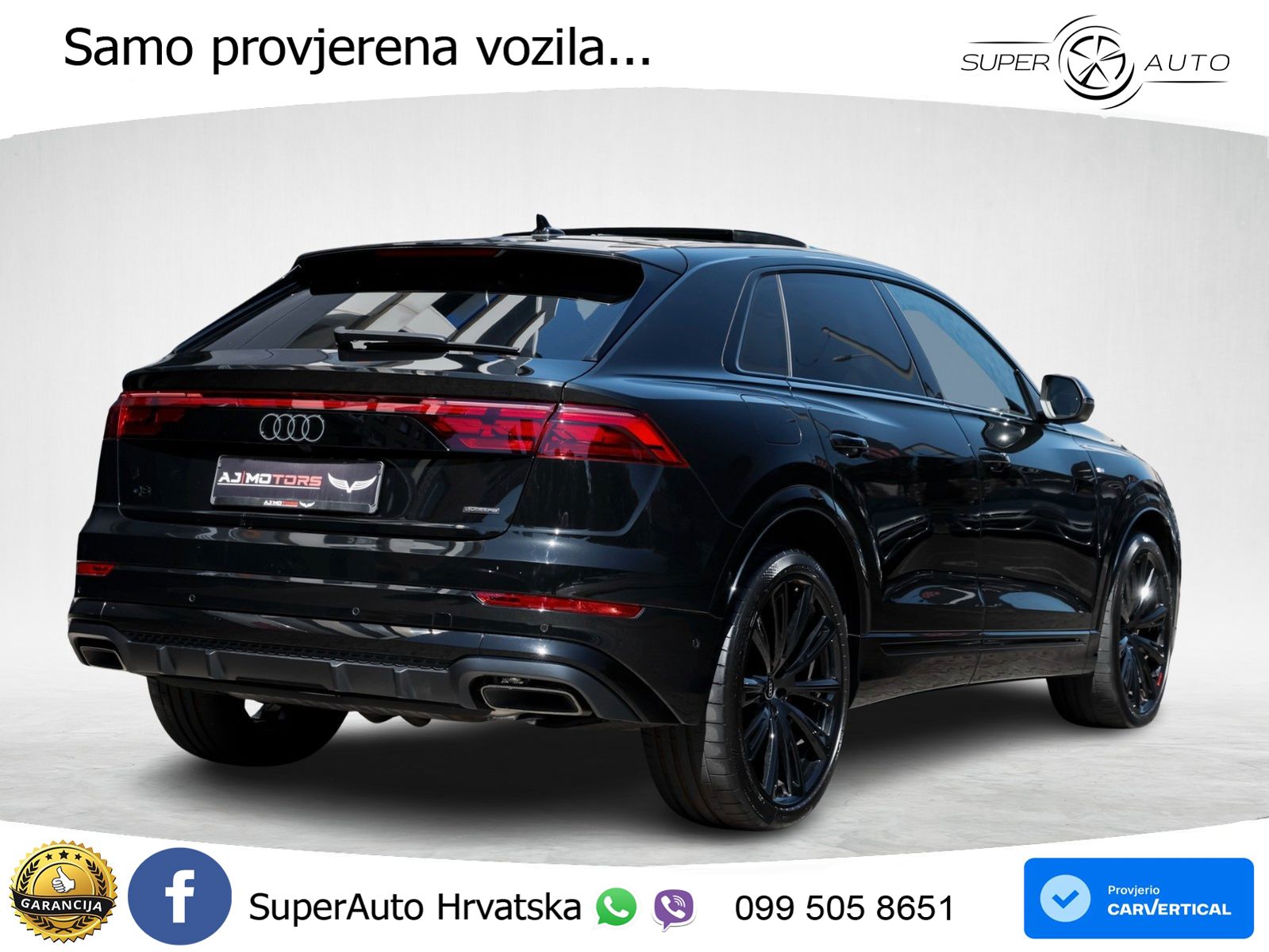 Audi Q8 55 TFSIe V6 (394 KS) quattro Tiptronic LED+GR SJED+ACC