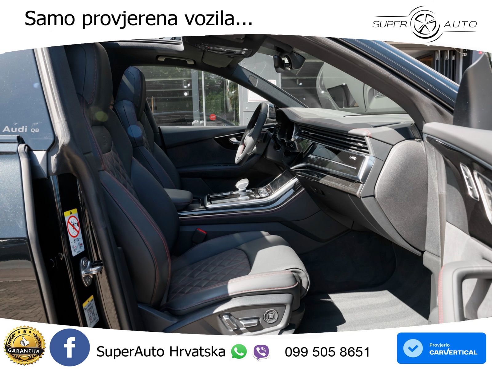 Audi Q8 55 TFSIe V6 (394 KS) quattro Tiptronic LED+GR SJED+ACC