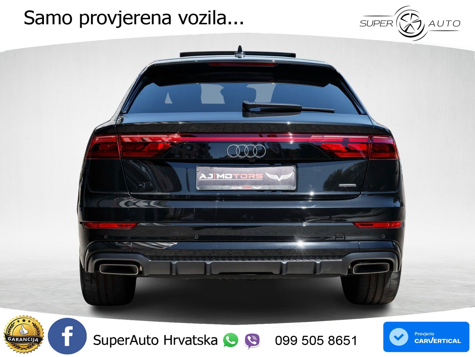 Audi Q8 55 TFSIe V6 (394 KS) quattro Tiptronic LED+GR SJED+ACC