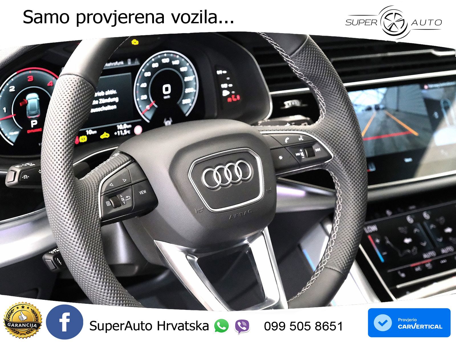 Audi Q8 50 TDI V6 (286 KS) quattro Tiptronic S line LED+GR SJED+ACC