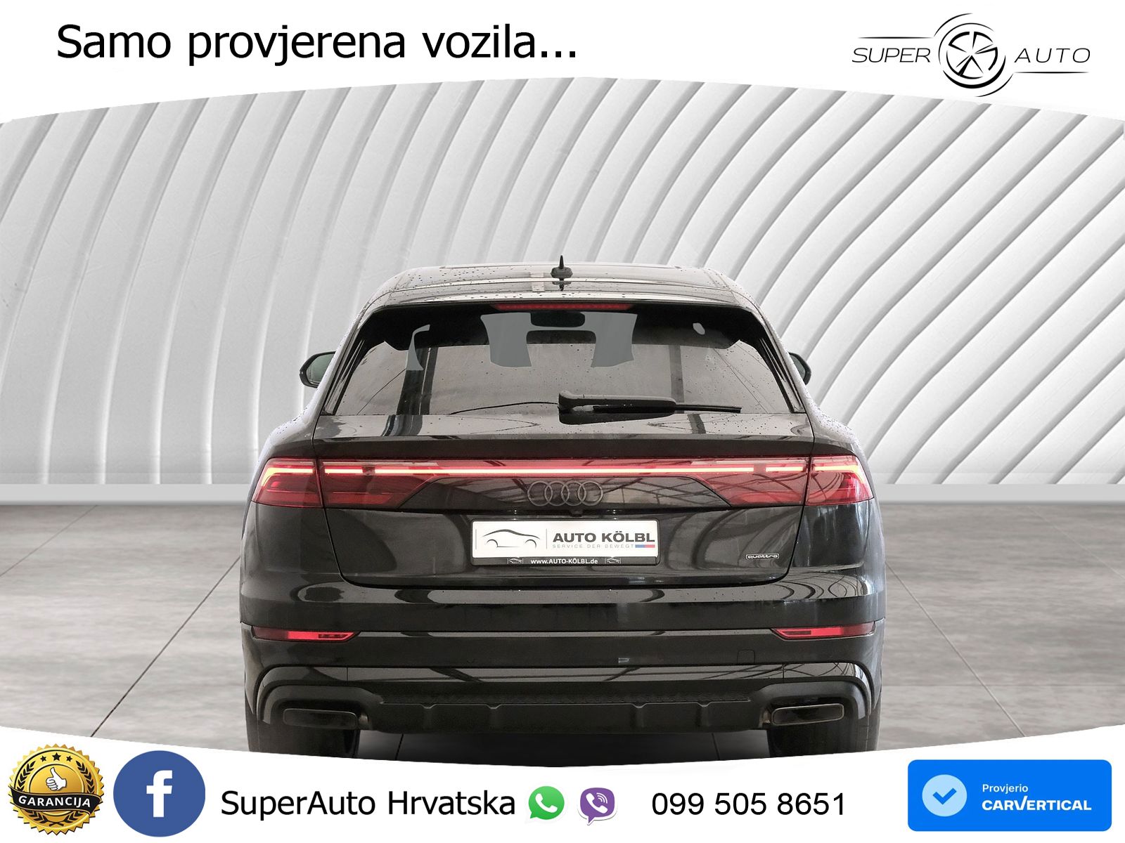 Audi Q8 50 TDI V6 (286 KS) quattro Tiptronic S line LED+GR SJED+ACC