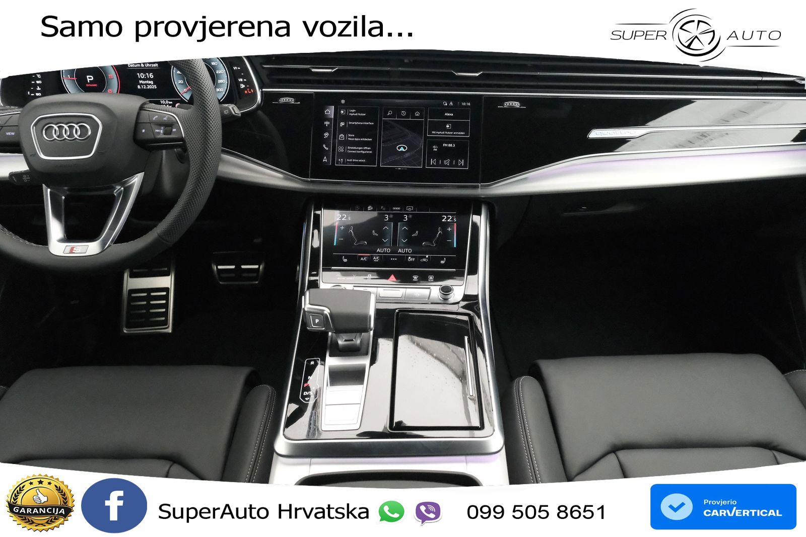 Audi Q8 50 TDI V6 (286 KS) quattro Tiptronic S line LED+GR SJED+ACC