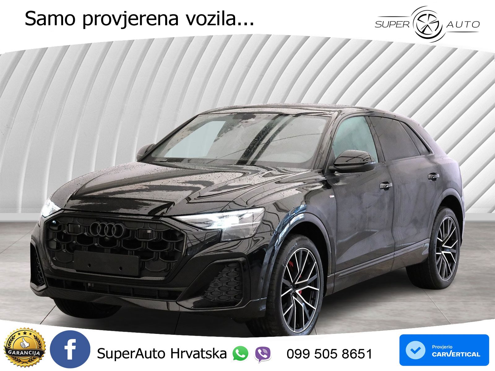 Audi Q8 50 TDI V6 (286 KS) quattro Tiptronic S line LED+GR SJED+ACC
