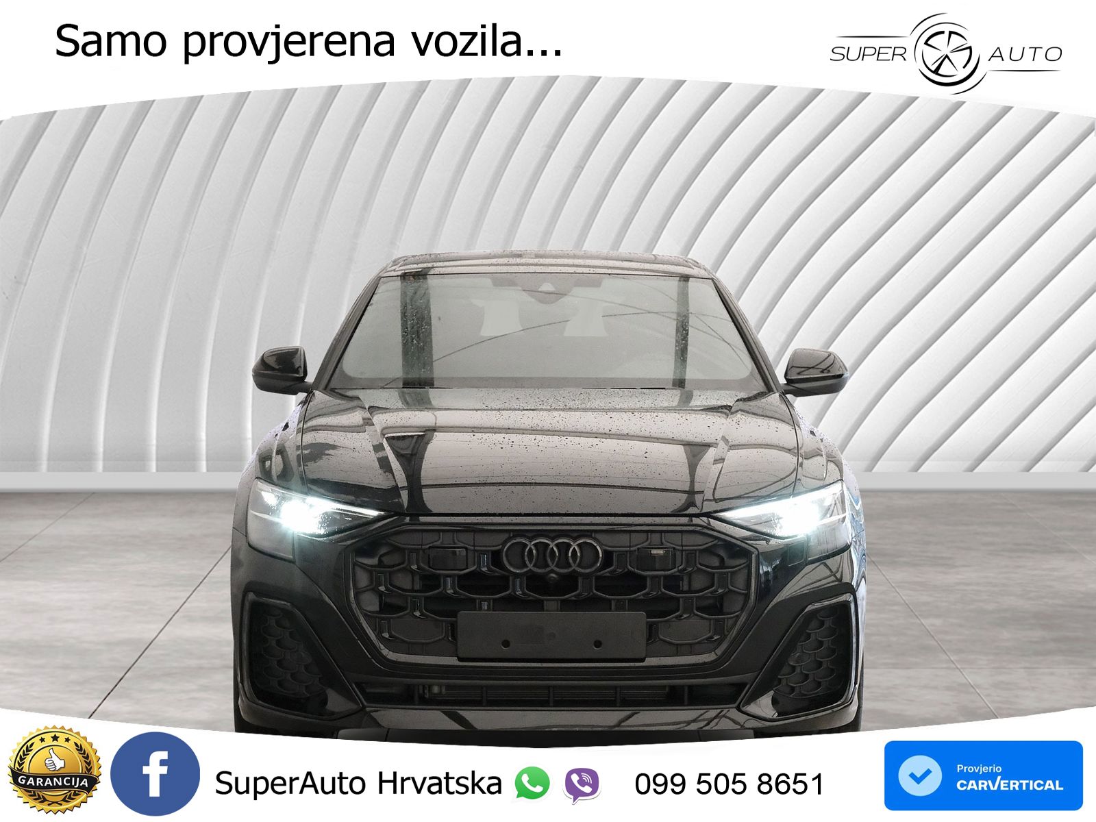 Audi Q8 50 TDI V6 (286 KS) quattro Tiptronic S line LED+GR SJED+ACC