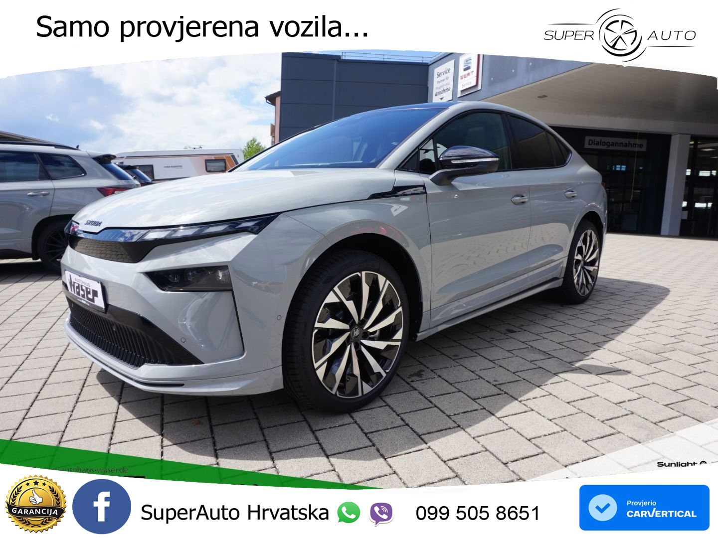 Škoda Enyaq Coupe 85x 82 kWh (286 KS) AWD SportLine LED+GR SJED+ACC