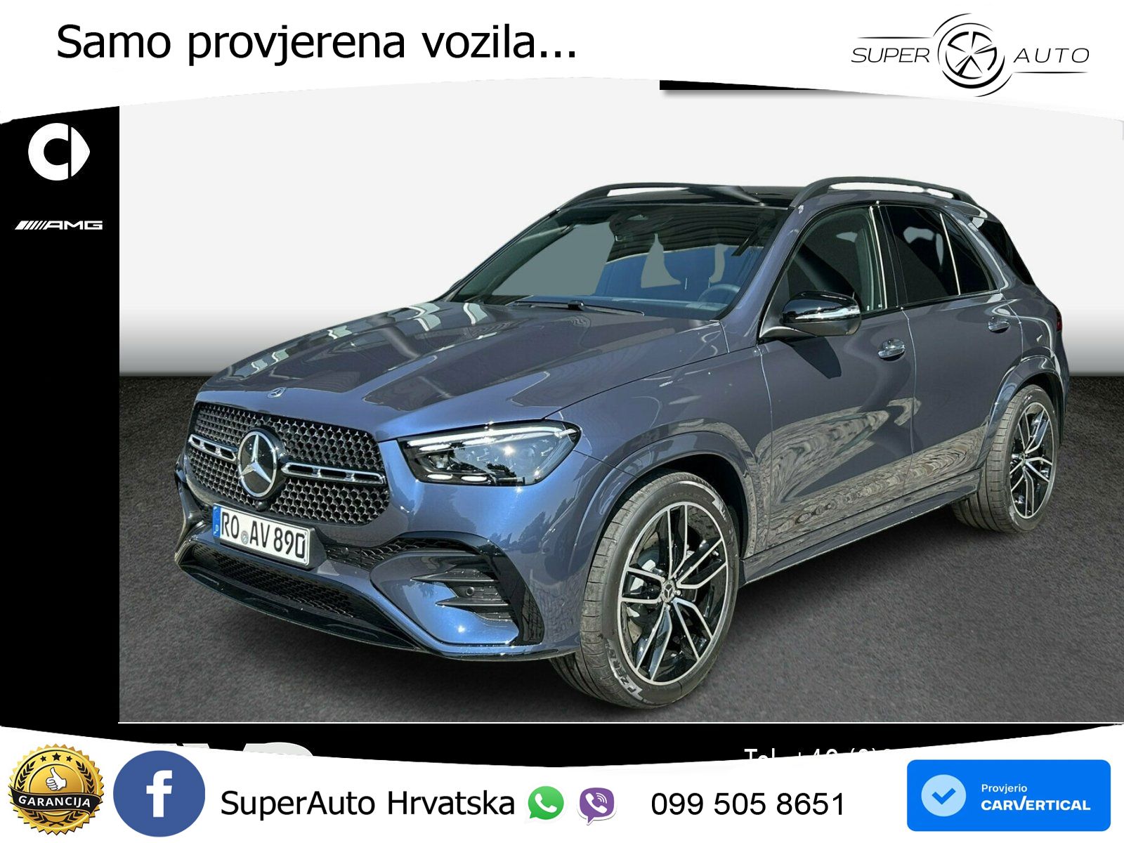 Mercedes GLE 450d (367 KS) EQ Boost 4MATIC 9G-TRONIC AMG LED+GR SJED+ACC